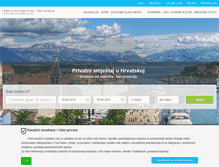Tablet Screenshot of privatnismjestaj.org